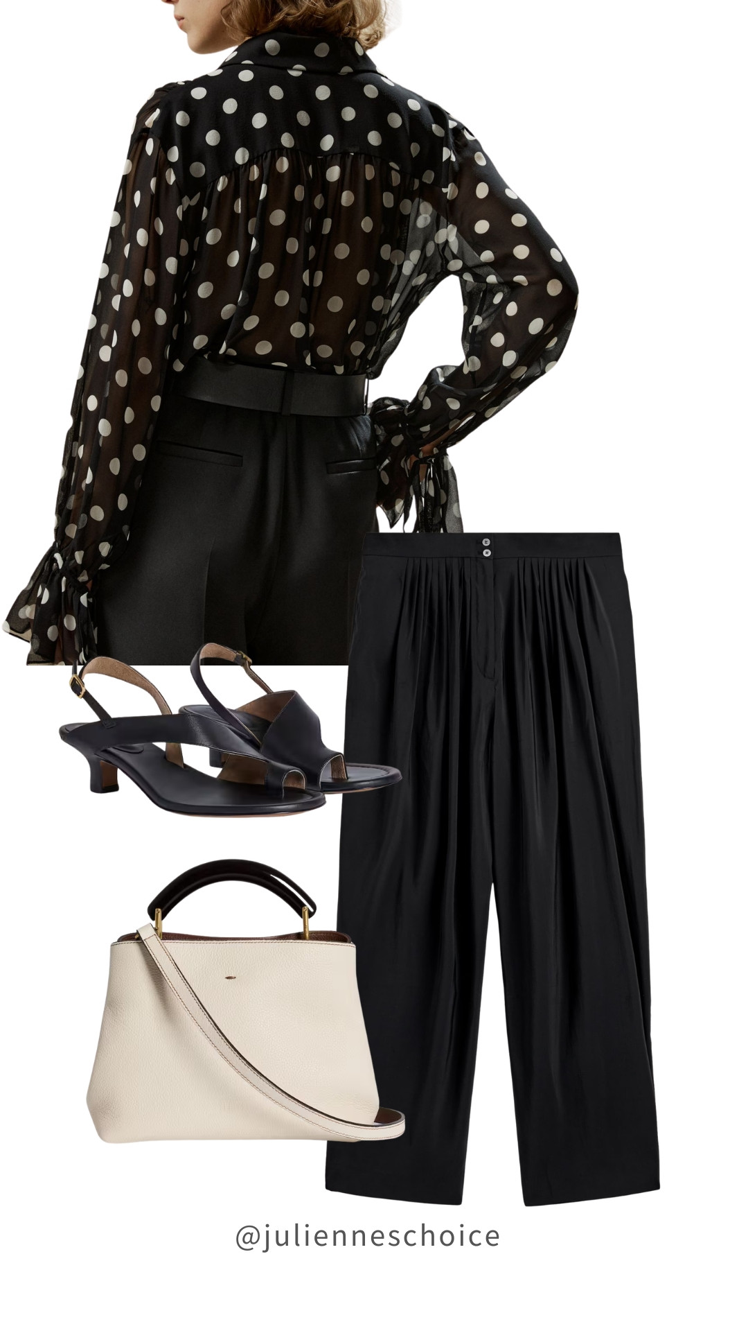 Polka dots but styled the modern way

Just clean and elevated✨julienneschoice  

 #polkadot #minimalstyle #LTKootd 

 #LTKootd #LTKSeasonal