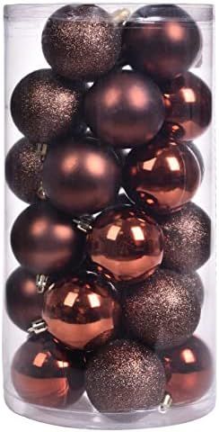 Amazon.com: 30ct Christmas Ball Ornaments, 2.36" Shatterproof Tree Decorations, Perfect Hanging B... | Amazon (US)