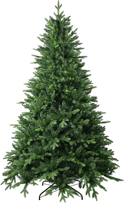 5 FT Artificial Christmas Tree with 1020 PE&PVC Mixed Branch Tips, Unlit Hinged Premium Spruce Fa... | Amazon (US)