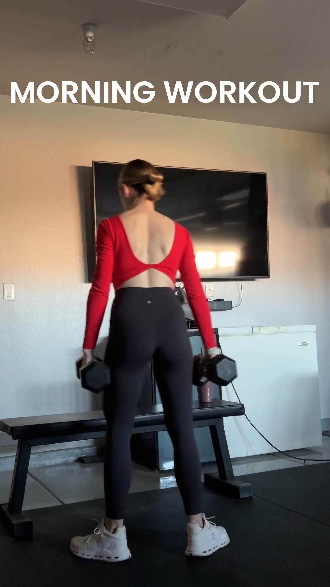 today’s workout outfit! 🖤
long sleeve - size small 
leggings - size small 
shoes - size 7

#LTKootd #LTKfitnessgoals #LTKActive