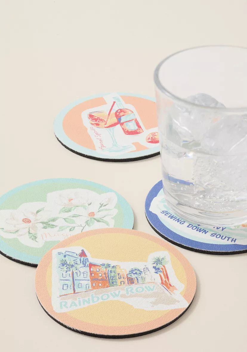 Sewing Down South x Crown & Ivy™ Hydro Coaster Set | Belk