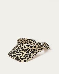 Rhonda Leopard Bow Visor | Loeffler Randall