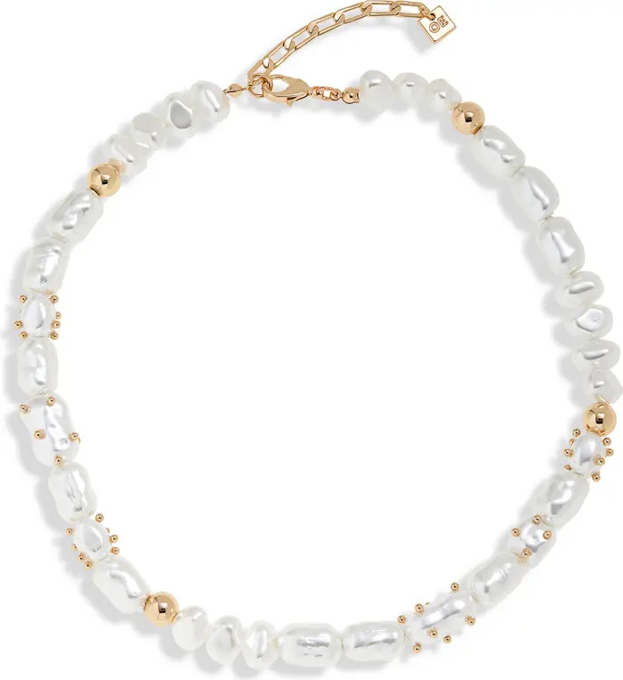 Mixed Imitation Pearl Necklace | Nordstrom
