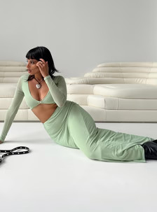 Strand Set Green | Princess Polly US