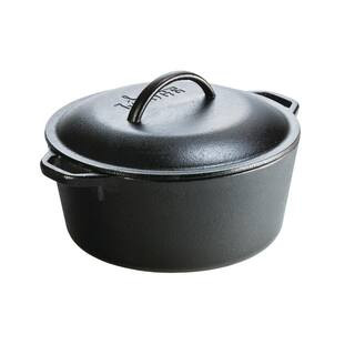 5 Qt. Cast Iron Dutch Oven with Lid | The Home Depot
