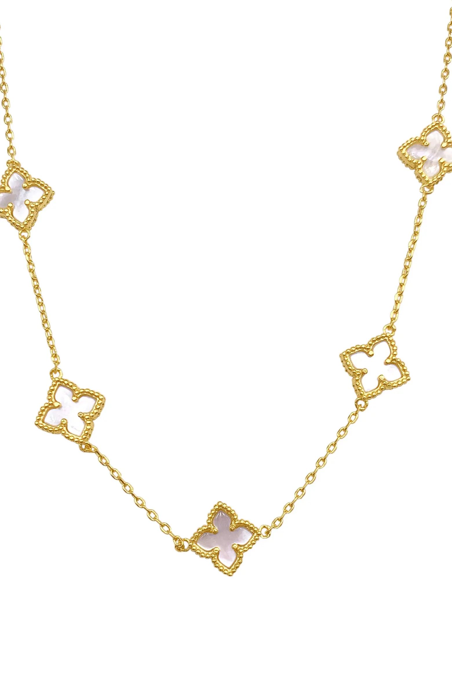 Mother of Pearl Station Necklace | Nordstrom Rack