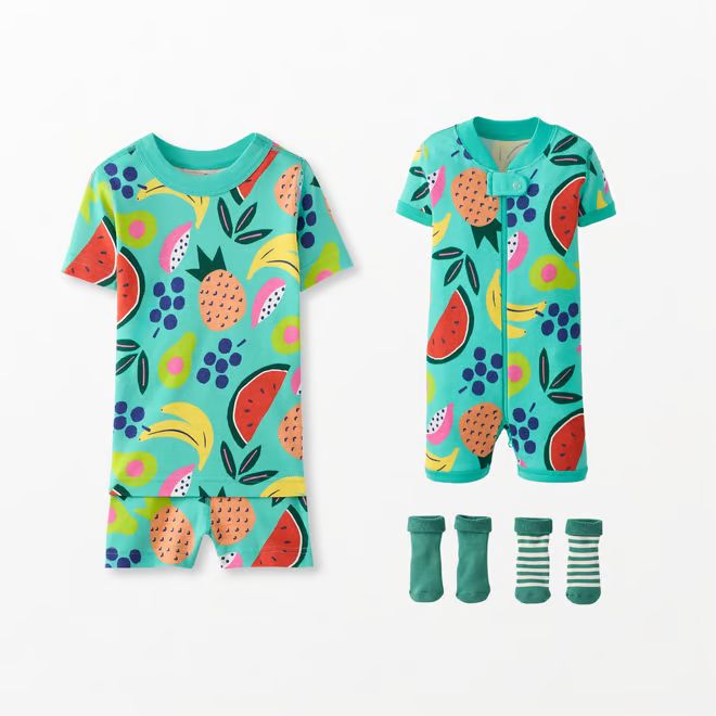 Print Short John Pajama Set | Hanna Andersson