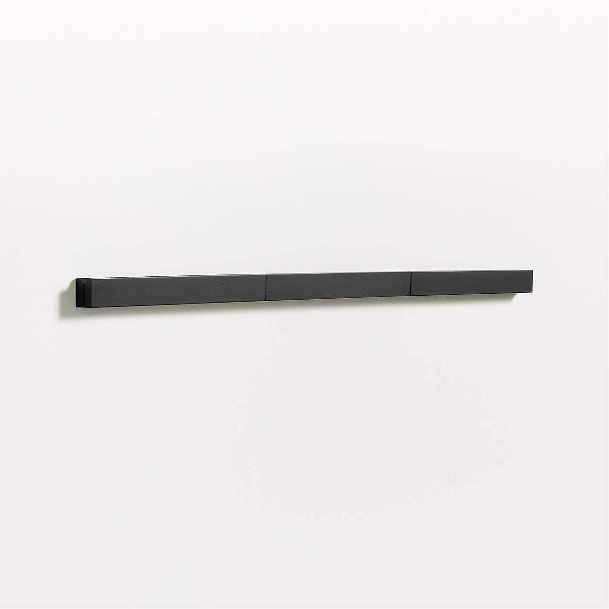 Modern Black Wood Kids Gallery Art Rail + Reviews | Crate & Kids | Crate & Barrel