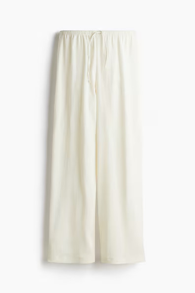H & M - Pants with Drawstring - White | H&M (US + CA)