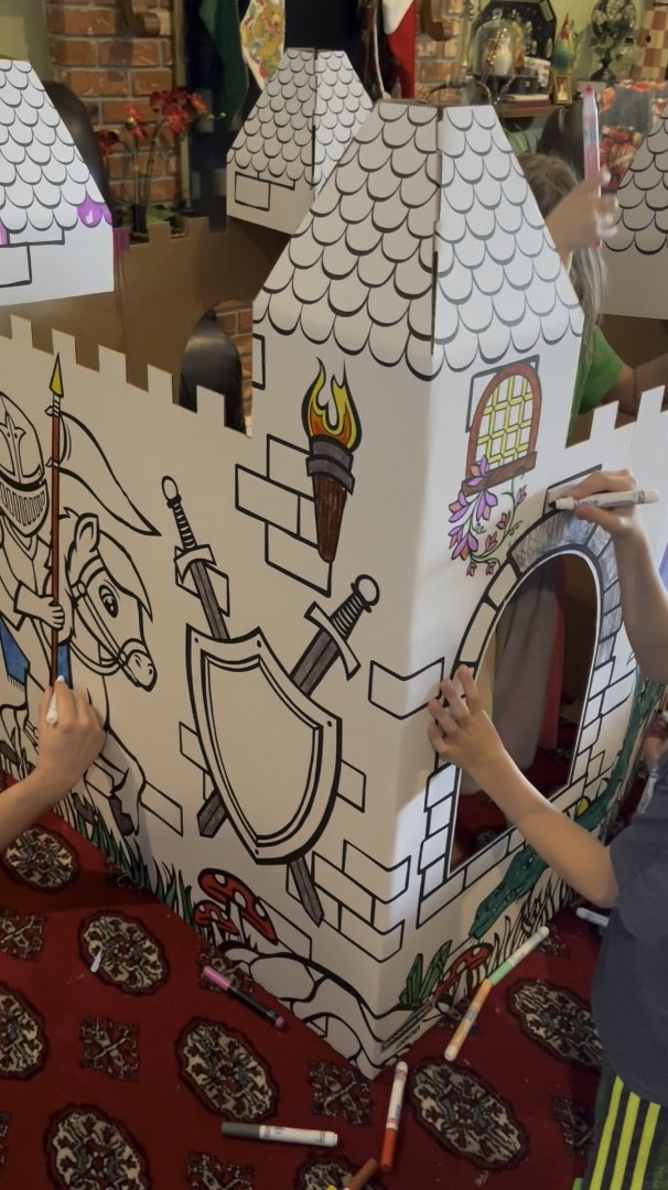 Bankers Box Color Play Castle is great fun for the entire family. You can use crayons, markers, or paint to create a cute cardboard play castle to ignite a child’s imagination!

#LTKParties #LTKGiftGuide #LTKKids