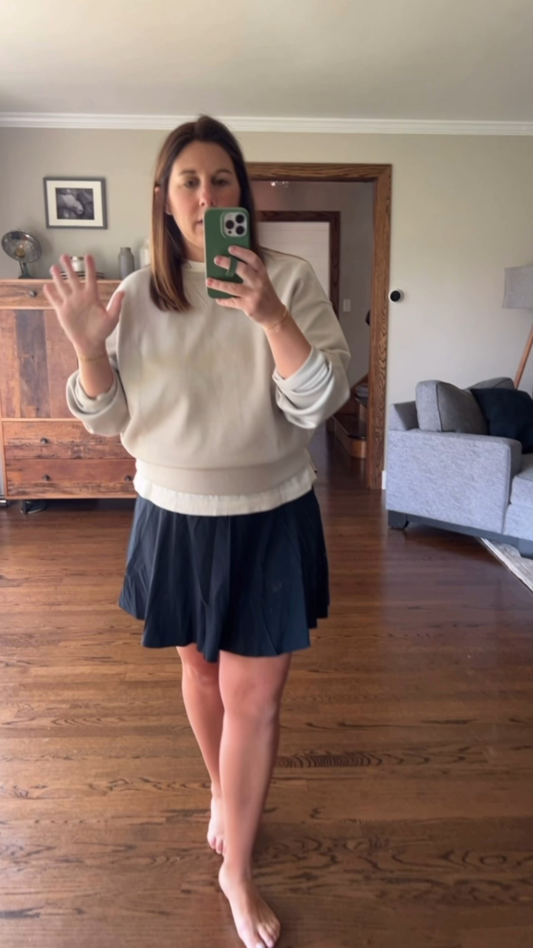 Spanx AirEssentials crewnecks are easy to throw on and so comfortable!  I’m wearing a L (which is what I normally wear in this piece) 

#LTKActive #LTKStyleTip #LTKSeasonal