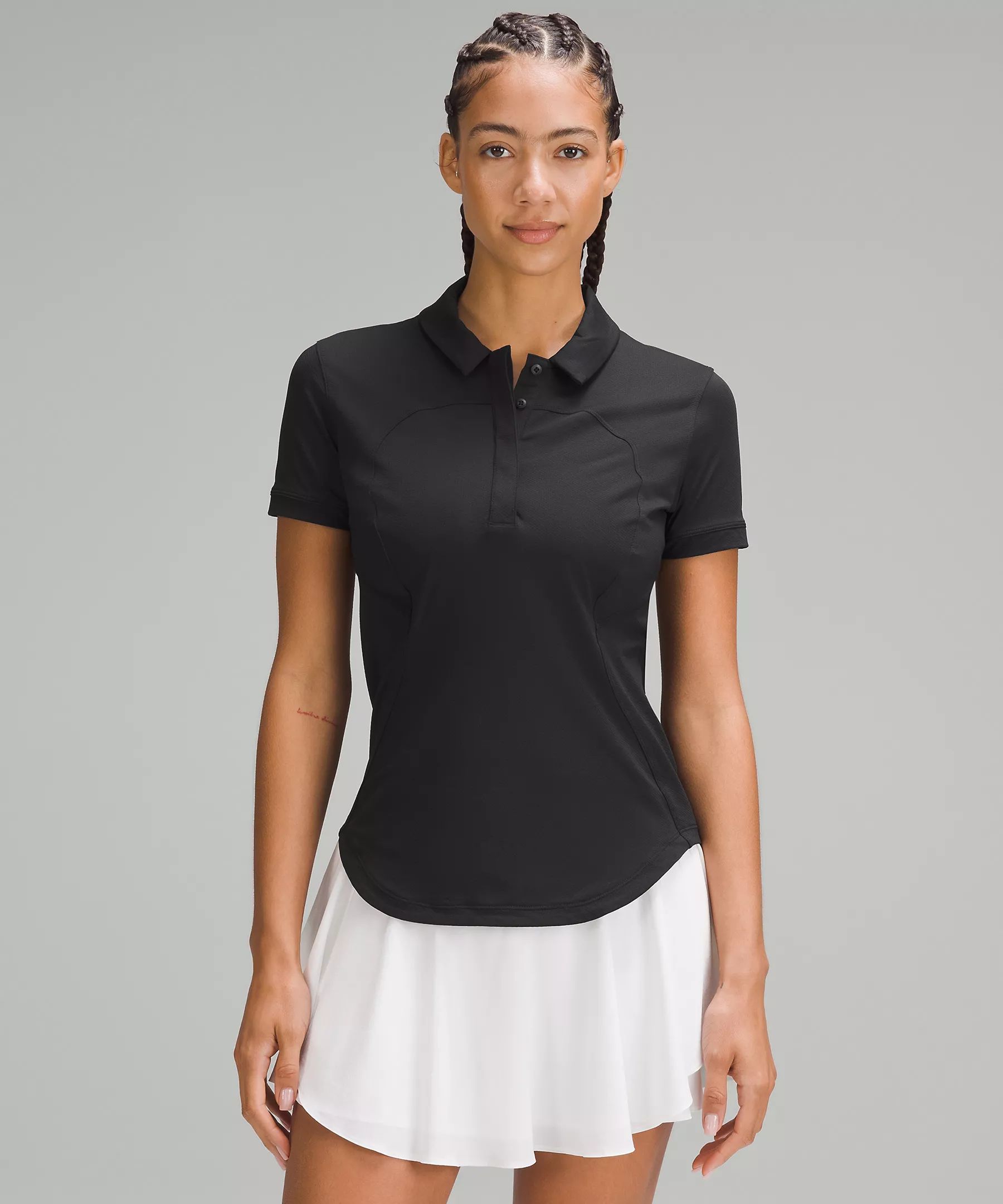 Quick-Dry Short-Sleeve Polo Shirt | Women's Long Sleeve Shirts | lululemon | lululemon (CA)
