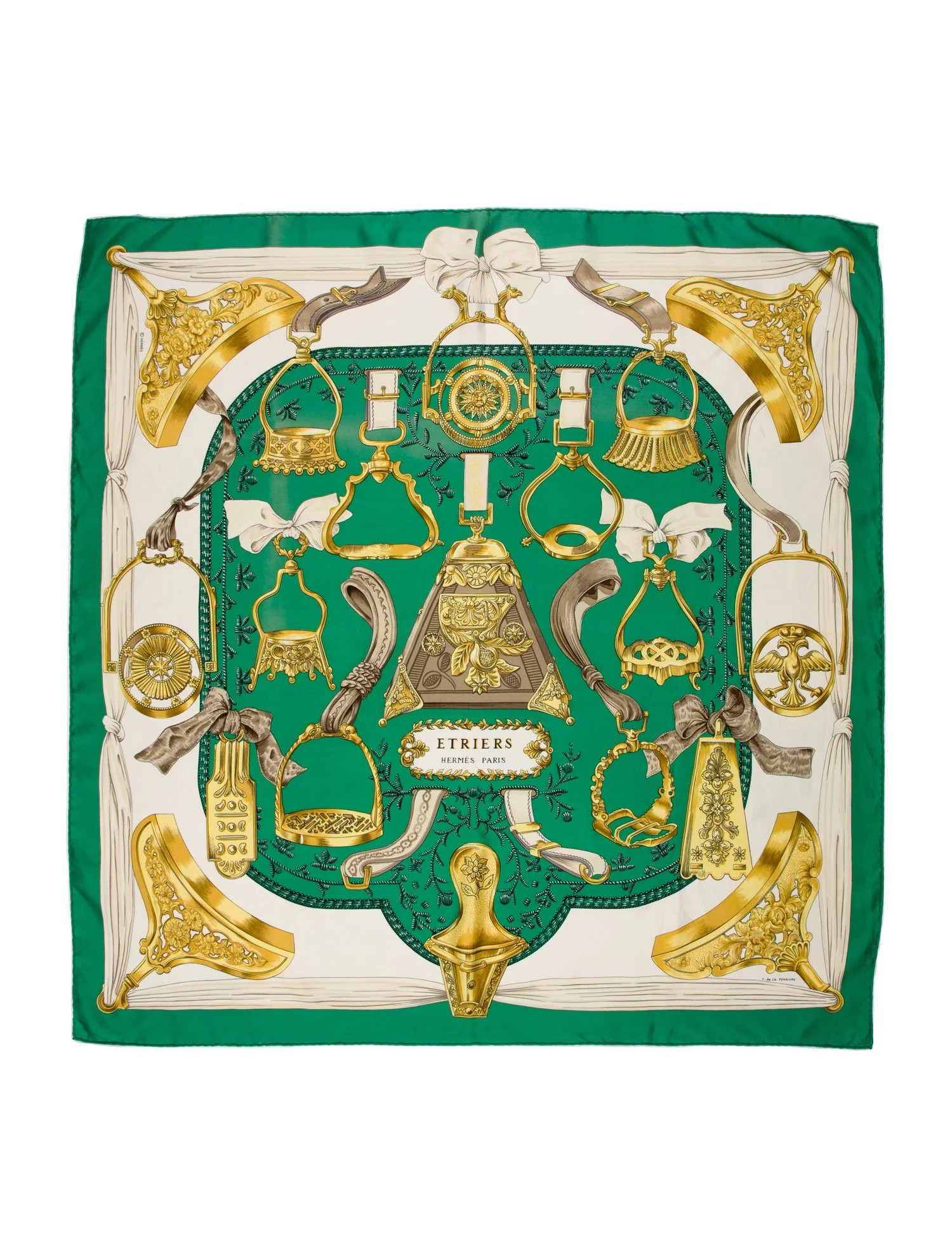 Etriers Silk Triangle Scarf | The RealReal