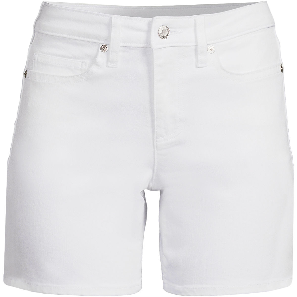 Women's Mid Rise 7" Classic Jean Shorts | Lands' End (US)
