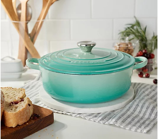 Le Creuset 3.5-qt Cast Iron Round Wide Dutch Oven | QVC