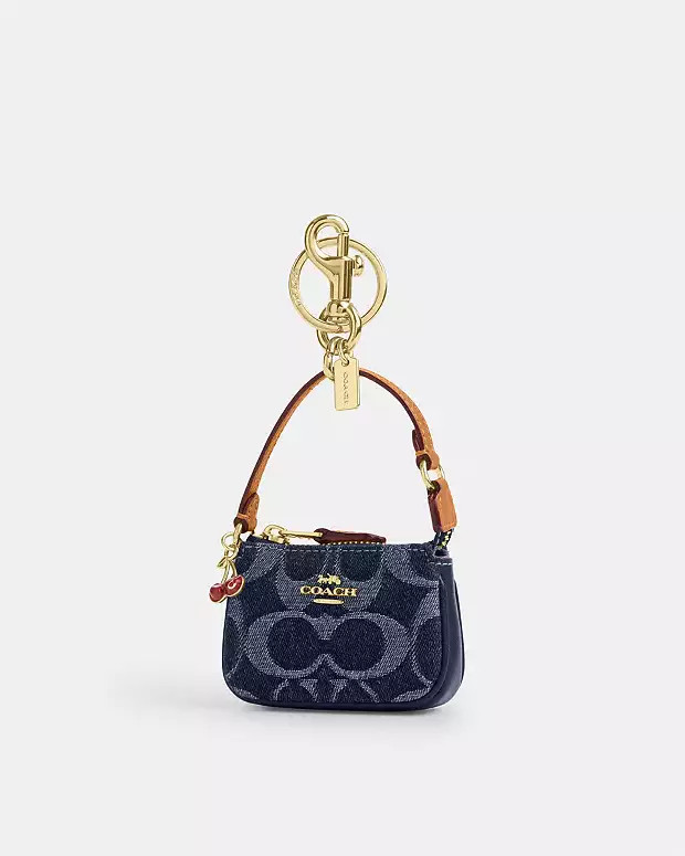Mini Nolita Bag Charm In Signature Denim$69 | Coach Outlet US