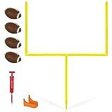 GoSports PRO Kick Challenge Field Goal Post Set with 4 Footballs and Kicking Tee | Life Sized Backya | Amazon (US)