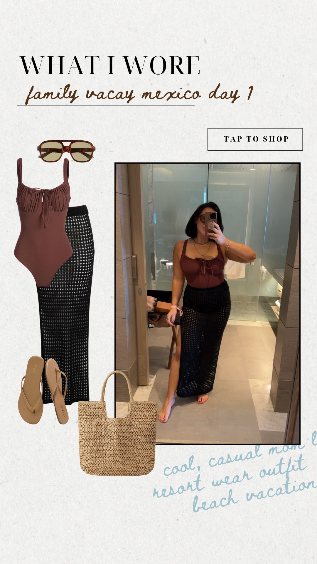 In Mexico with the fam Feeling confident in this shaping one piece as a size 10 mama. Wearing size L in everything. Swimsuit cover up is so flattering too. Resortwear. 



#LTKWatchNow #LTKSwim #LTKFamily