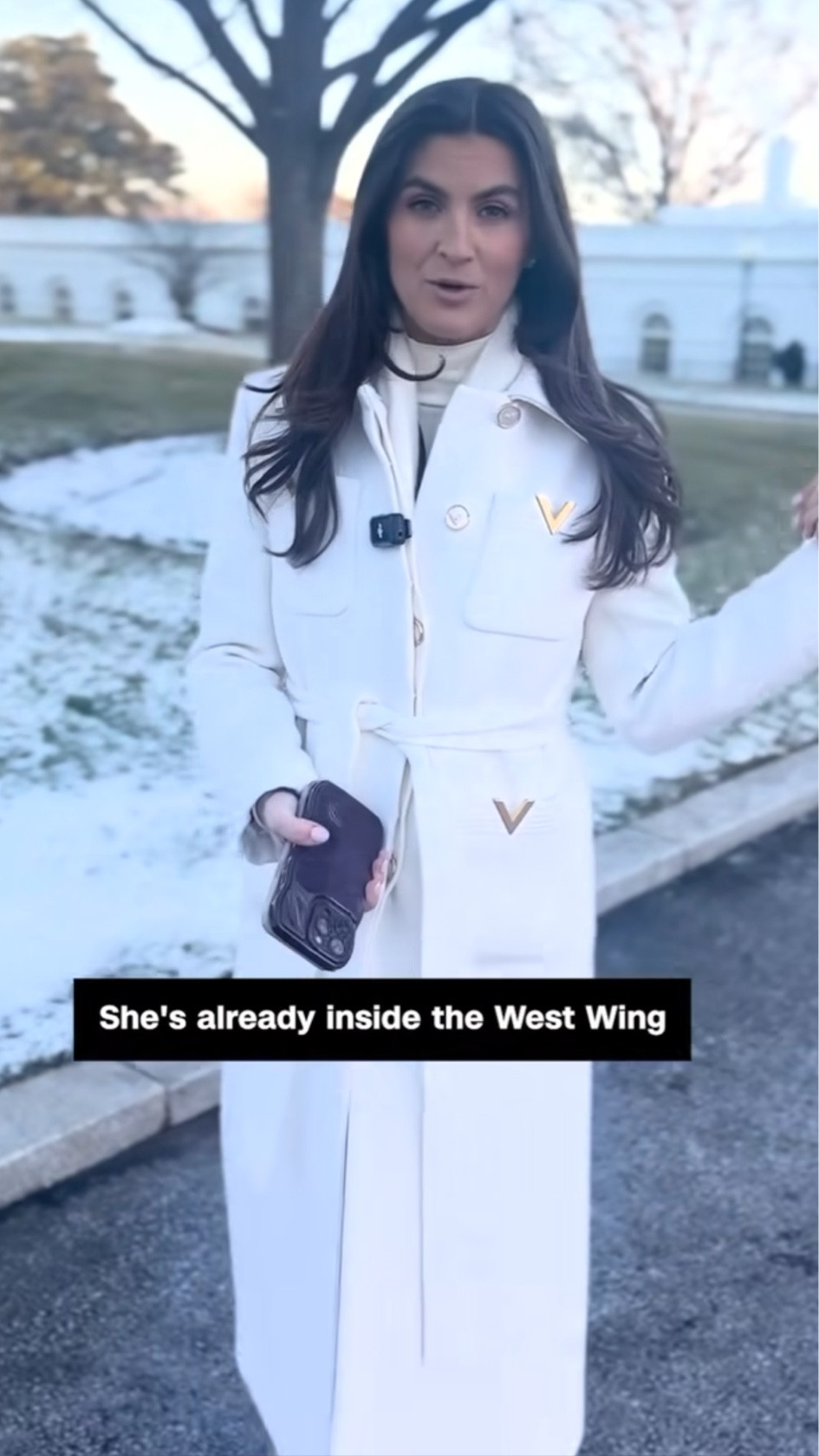 Kaitlin Collins white coat 

#LTKWorkwear #LTKStyleTip