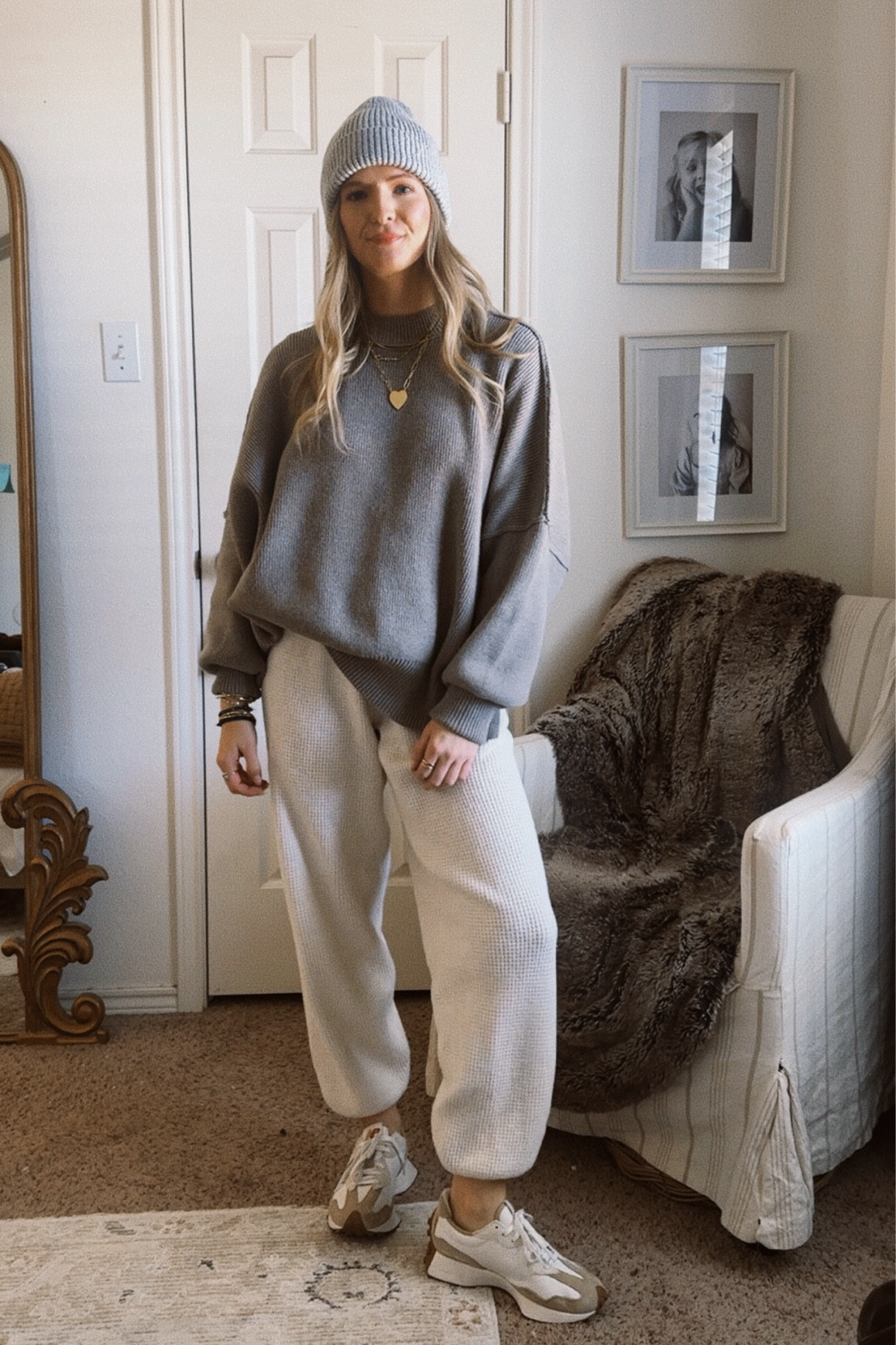 A cozy work from home outfit. Wearing XS in the sweater and small in the joggers. They are on MAJOR sale right now and I highly recommend snagging  

#LTKSaleAlert #LTKSeasonal