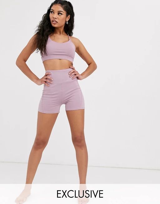 South Beach yoga booty short in pink | ASOS US