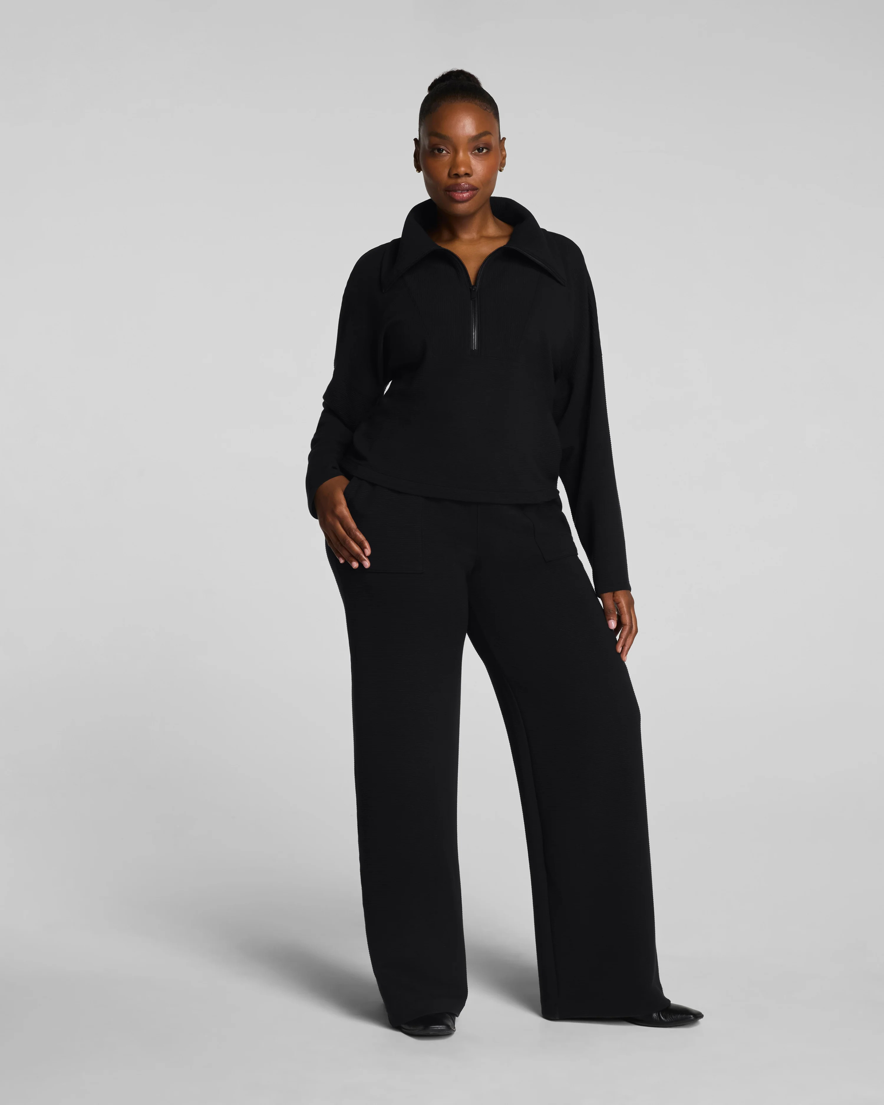 SPANX AirEssentials® French RibWide Leg Pant | Spanx