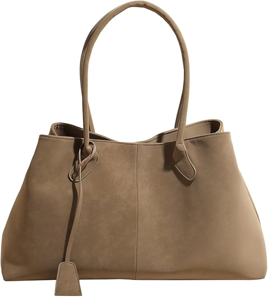 Trendy Suede Crescent Satchels Tote Slouchy Shoulder Handbags Designer Hobo Purses for Women Fall... | Amazon (US)