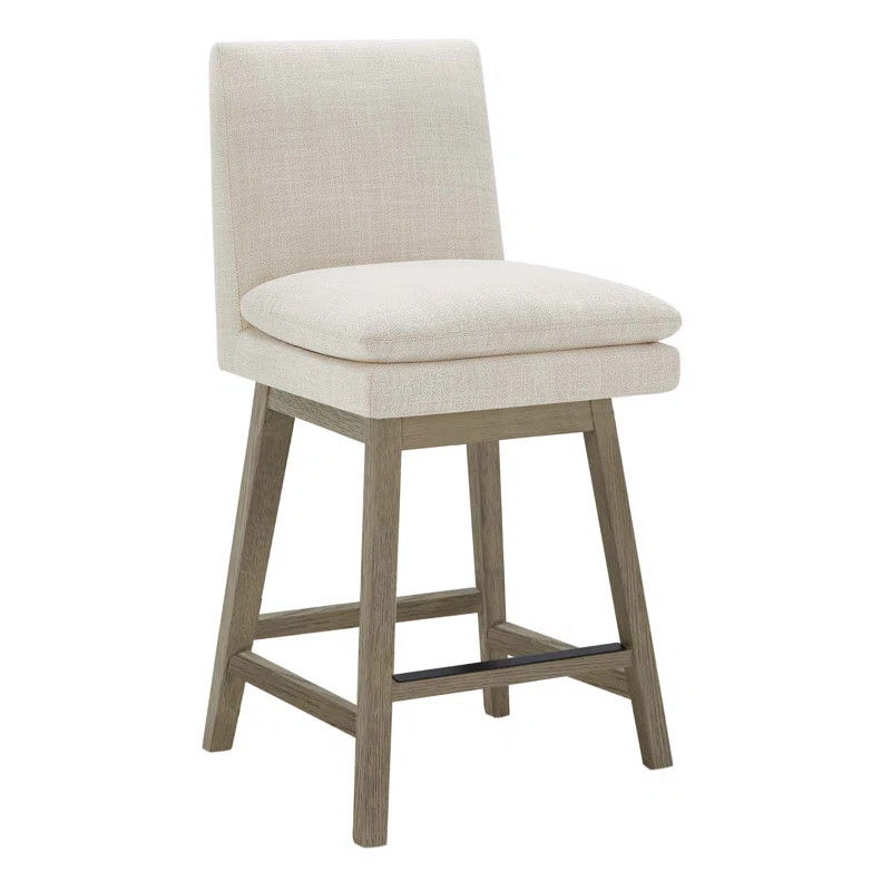 Bethea Upholstered Swivel Counter Stool | Wayfair North America
