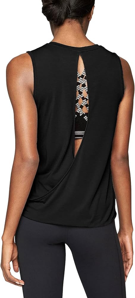 Mippo Workout Tops for Women Open Back Shirts Yoga Athletic Tops Running Muscle Tank Tops | Amazon (US)