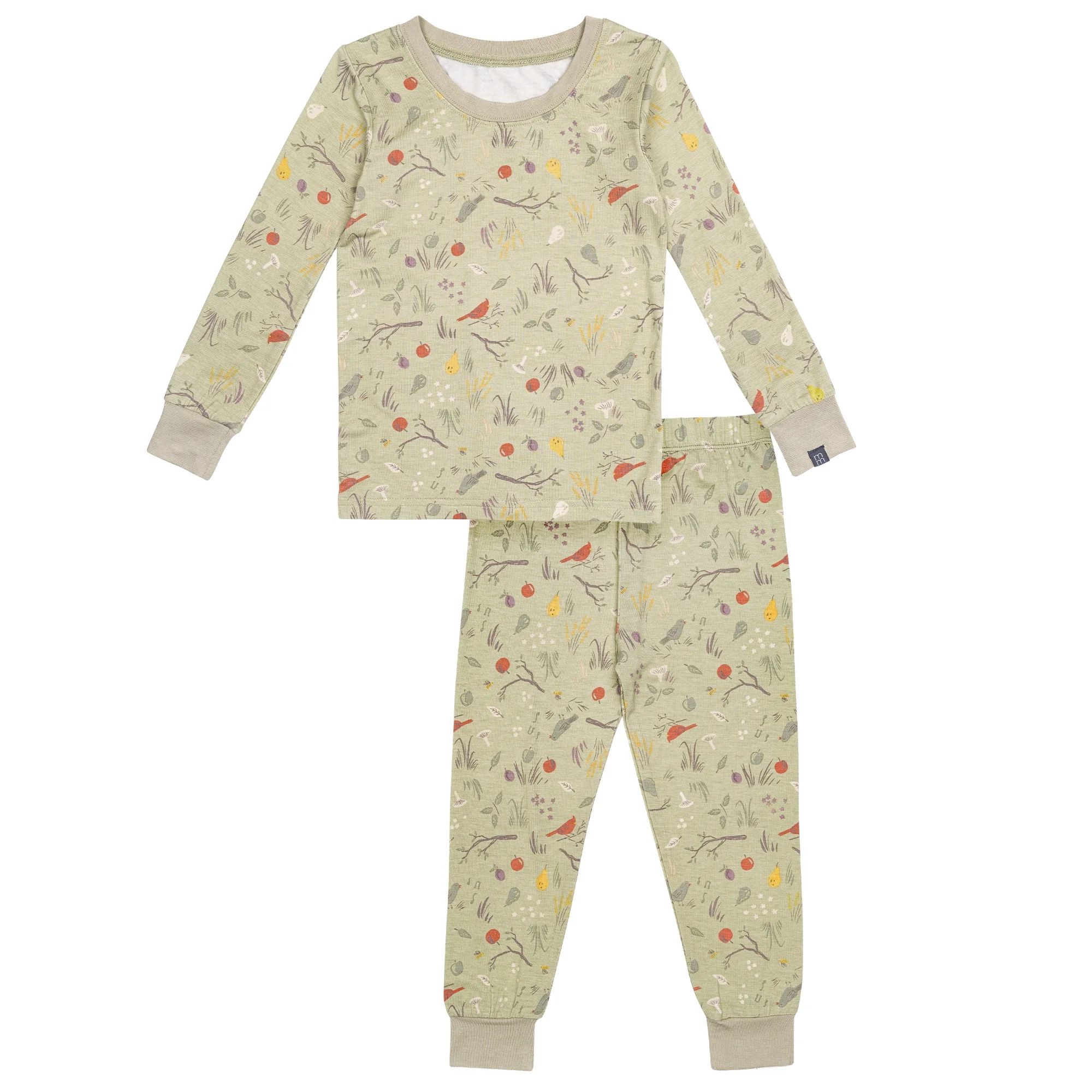 Modern Moments by Gerber Toddler Neutral Super Soft Tight Fitting Pajama Set, 2-Piece, Sizes 12M-... | Walmart (US)