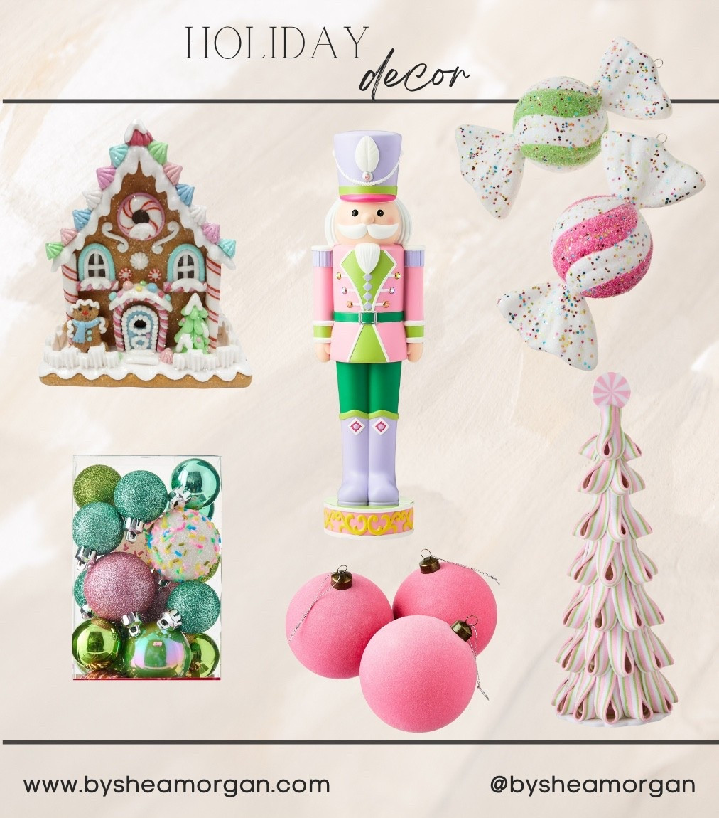 Walmart holiday decor, gingerbread decor, candy land decor 

#LTKHoliday
