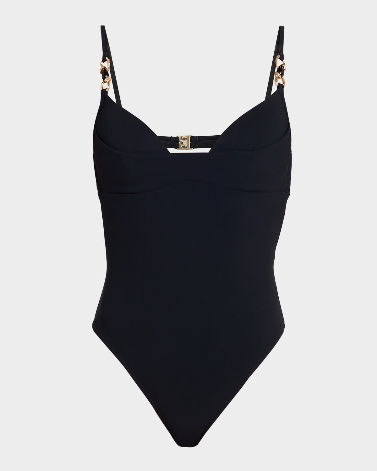 Mahon Trim Detail One-Piece Swimsuit | Neiman Marcus
