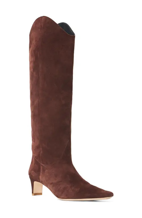 STAUD Wally Western Boot in Mahogany at Nordstrom, Size 6Us | Nordstrom