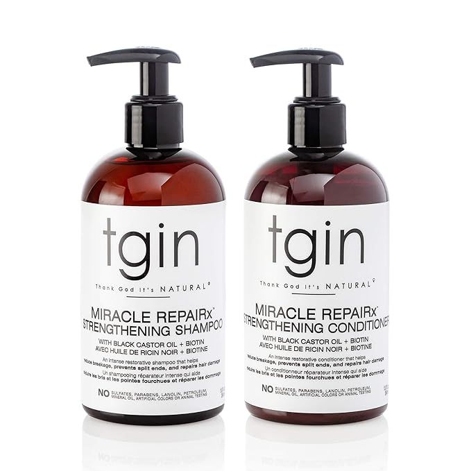 tgin Miracle RepaiRx Strengthening Shampoo and Conditioner Duo For Damaged hair - For Damaged Hai... | Amazon (US)