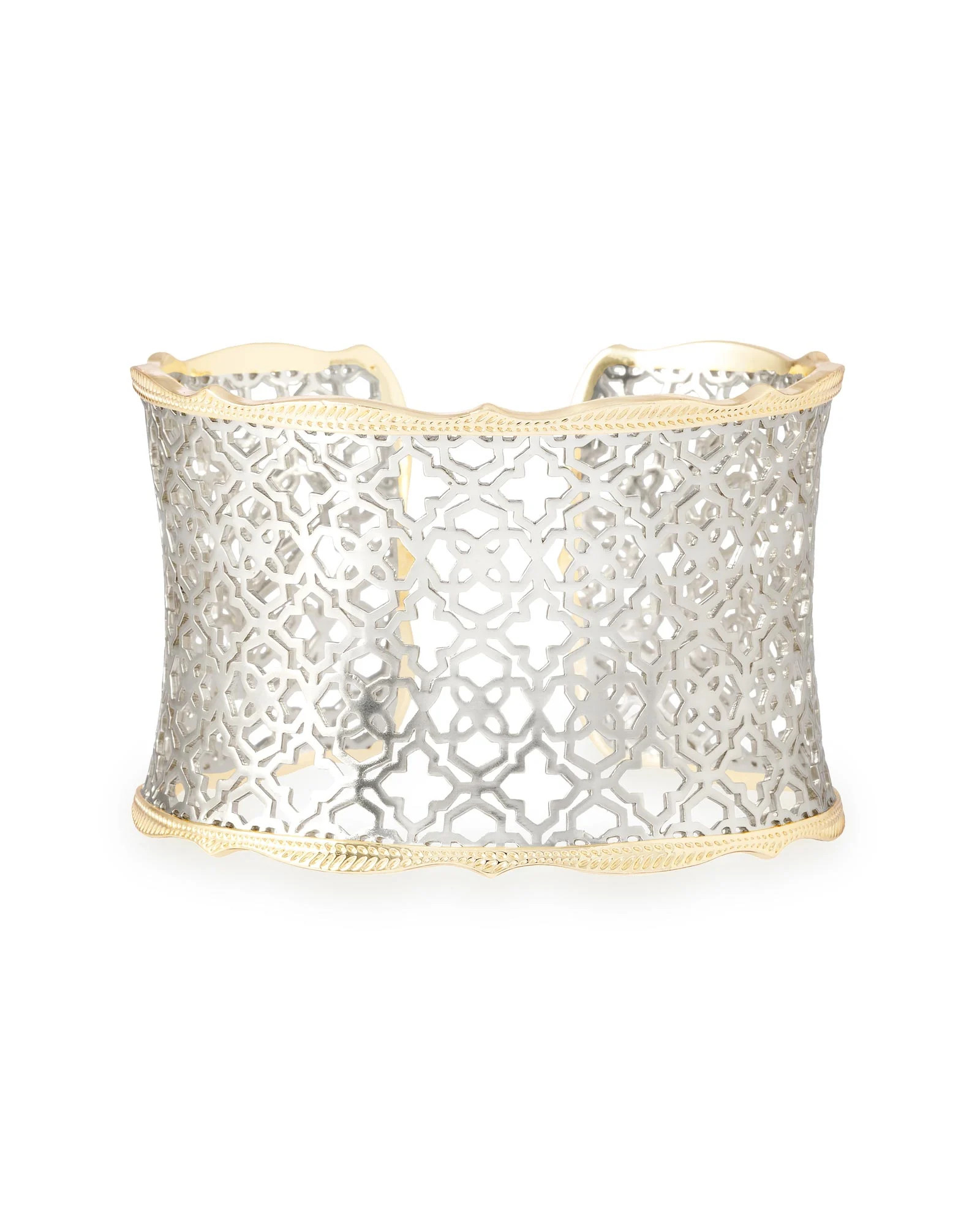 Candice Gold Cuff Bracelet in Silver Filigree | Kendra Scott | Kendra Scott