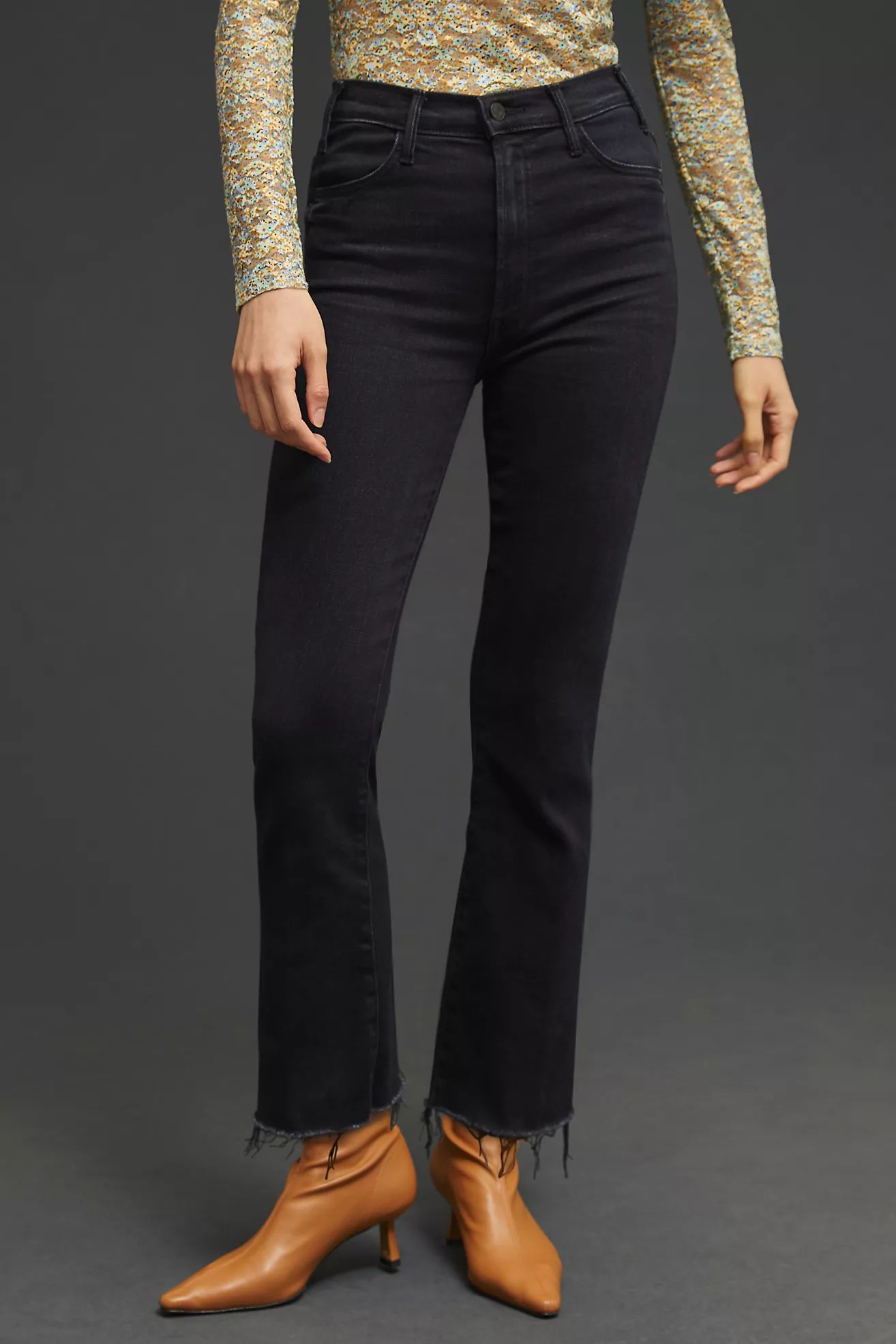 MOTHER The Hustler Ankle Fray Jeans | Anthropologie (US)