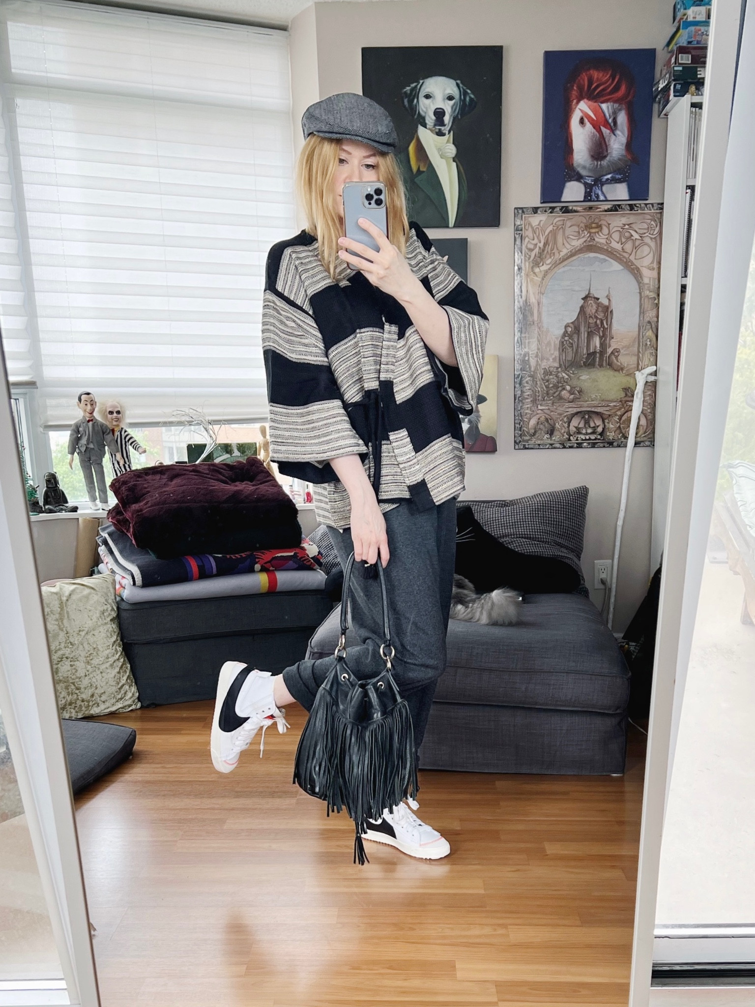 Before I buy something I always make try to think of three different outfits that I can wear the piece in. If I can’t, I don’t buy it. I even do that with secondhand items like this wrap shirt. This was one way I thought of wearing it.
Top and bag secondhand.
•
.  #summerlook  #torontostylist #StyleOver40  #menswearinspired #secondhandstyle #poshmarkFind #thriftFind #thriftstyle #secondhandFind #fashionstylist #FashionOver40  #MumStyle #genX #genXStyle #shopSecondhand #genXInfluencer #WhoWhatWearing #genXblogger #secondhandDesigner #Over40Style #40PlusStyle #Stylish40s #styleTip  #HighStreetFashion 


#LTKshoecrush #LTKstyletip #LTKFind