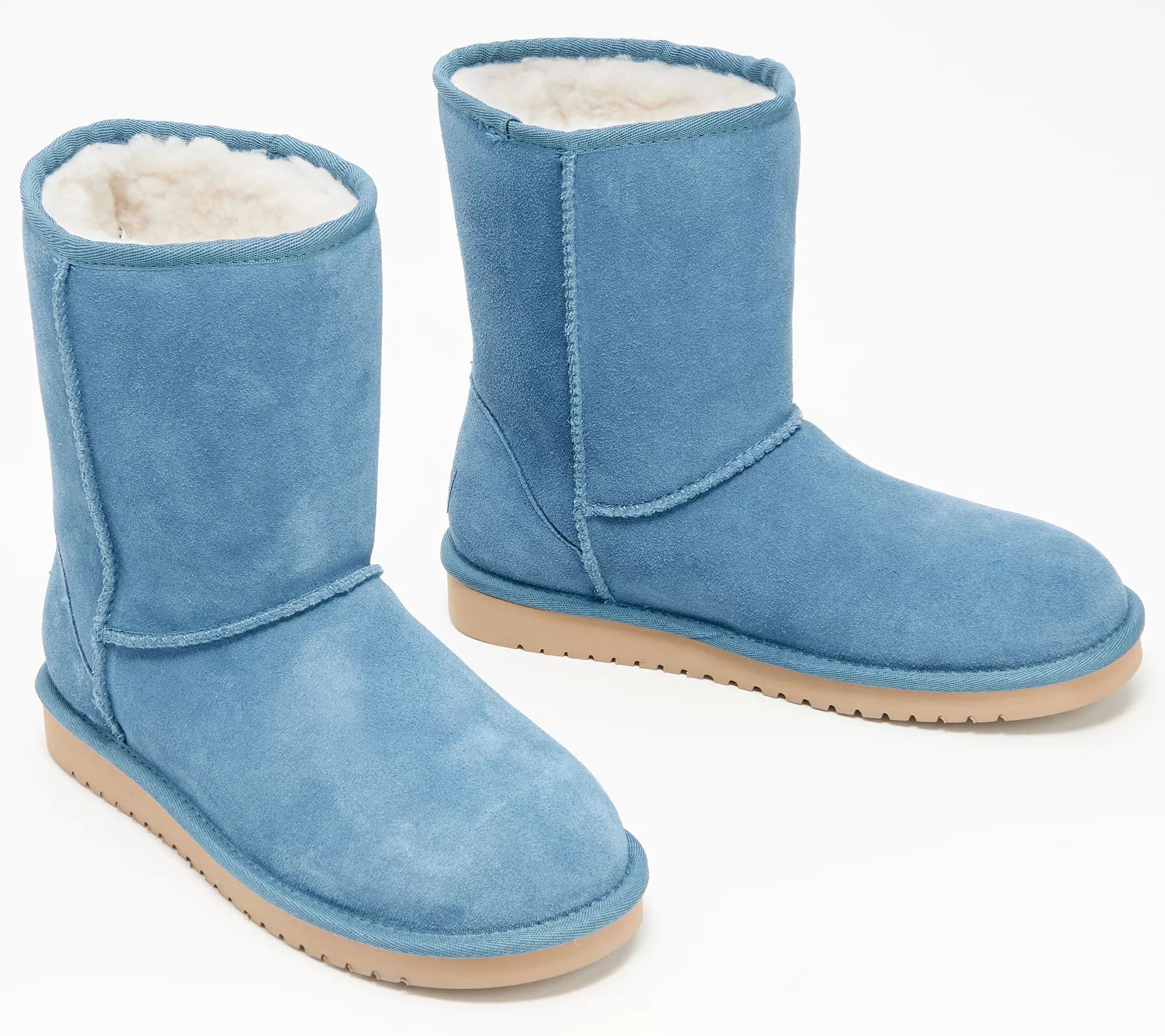 Koolaburra by UGG Suede Short Boots - Koola - QVC.com | QVC