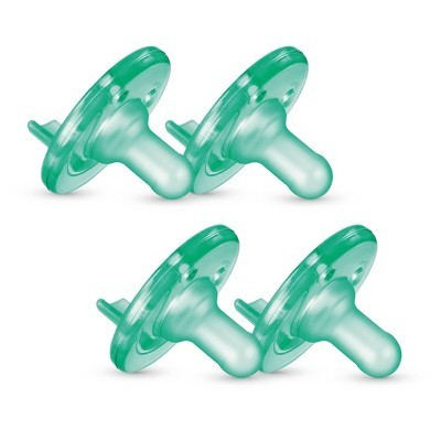 Philips Avent Soothie - Green - 3-18 Months - 4pk: Silicone, BPA-Free | Target