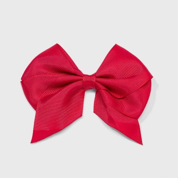 Girls&#39; Bow Hair Clip - Cat &#38; Jack&#8482; Red | Target