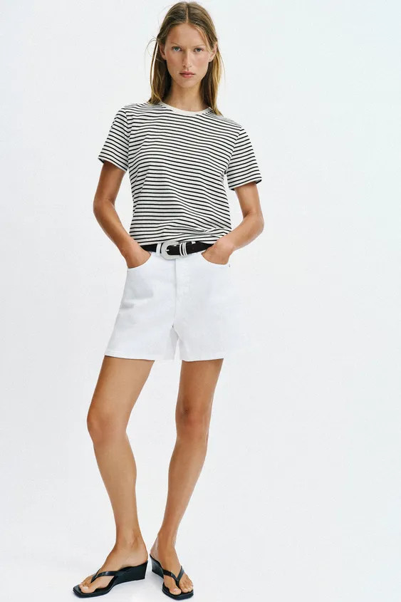 RUSTIC COTTON T-SHIRT | Zara US