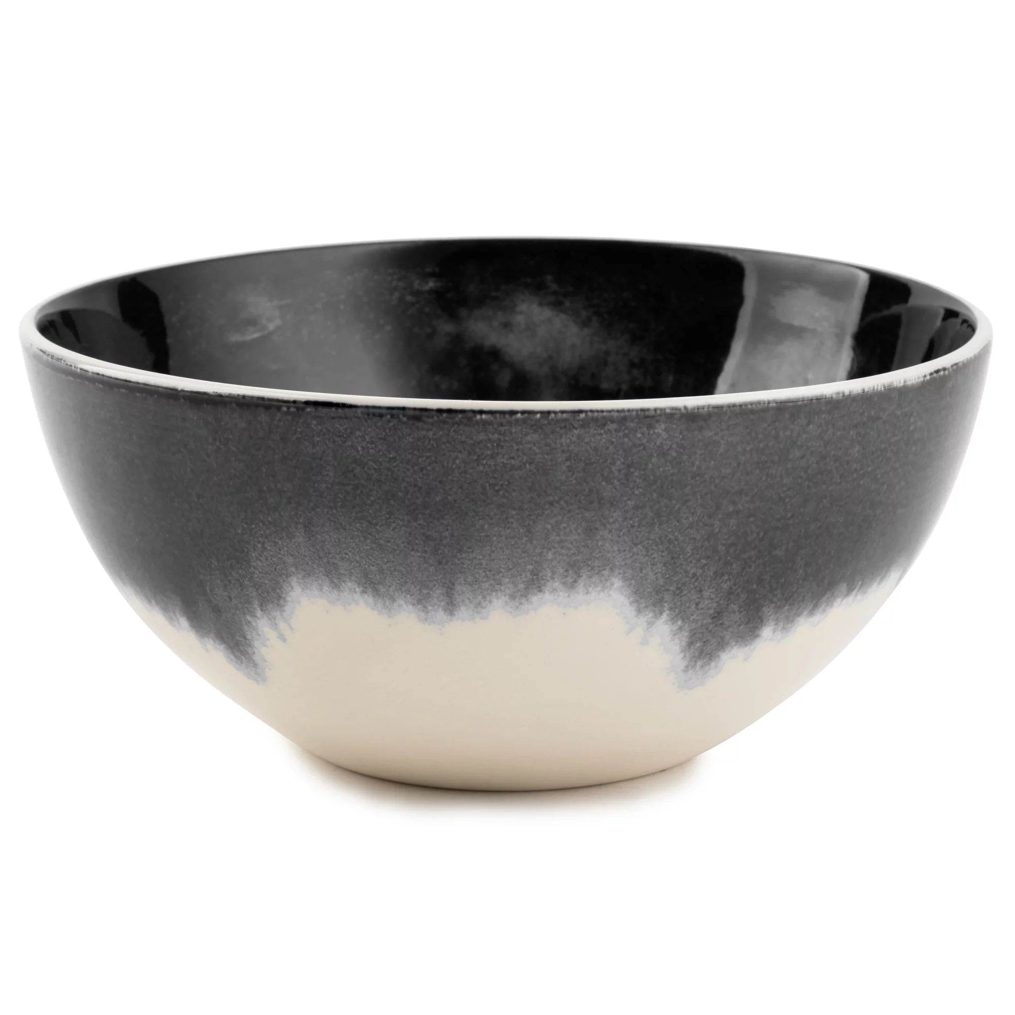 Thyme & Table Grey Drip Stoneware Large Round Bowl | Walmart (US)