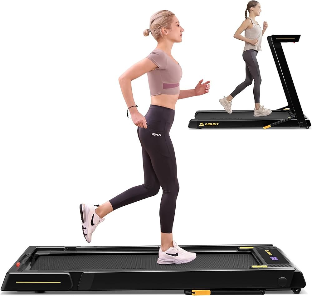 AIRHOT Under Desk Treadmill, Walking Pad 2 in 1 for Walking and Jogging, Portable Walking Treadmi... | Amazon (US)