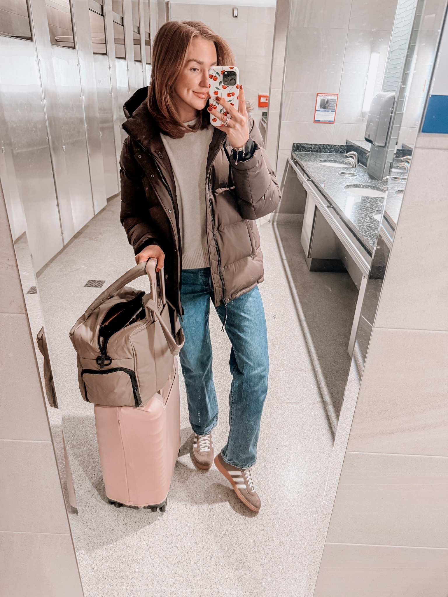 GREENVILLE ✈️ CHICAGO 

This coat is SO warm!!!! I’m wearing my true size medium. Size up 1 in the jeans. Sweater fits TTS. Size down 1/2 in the sneakers  

#LTKFindsUnder100 #LTKSeasonal #LTKTall