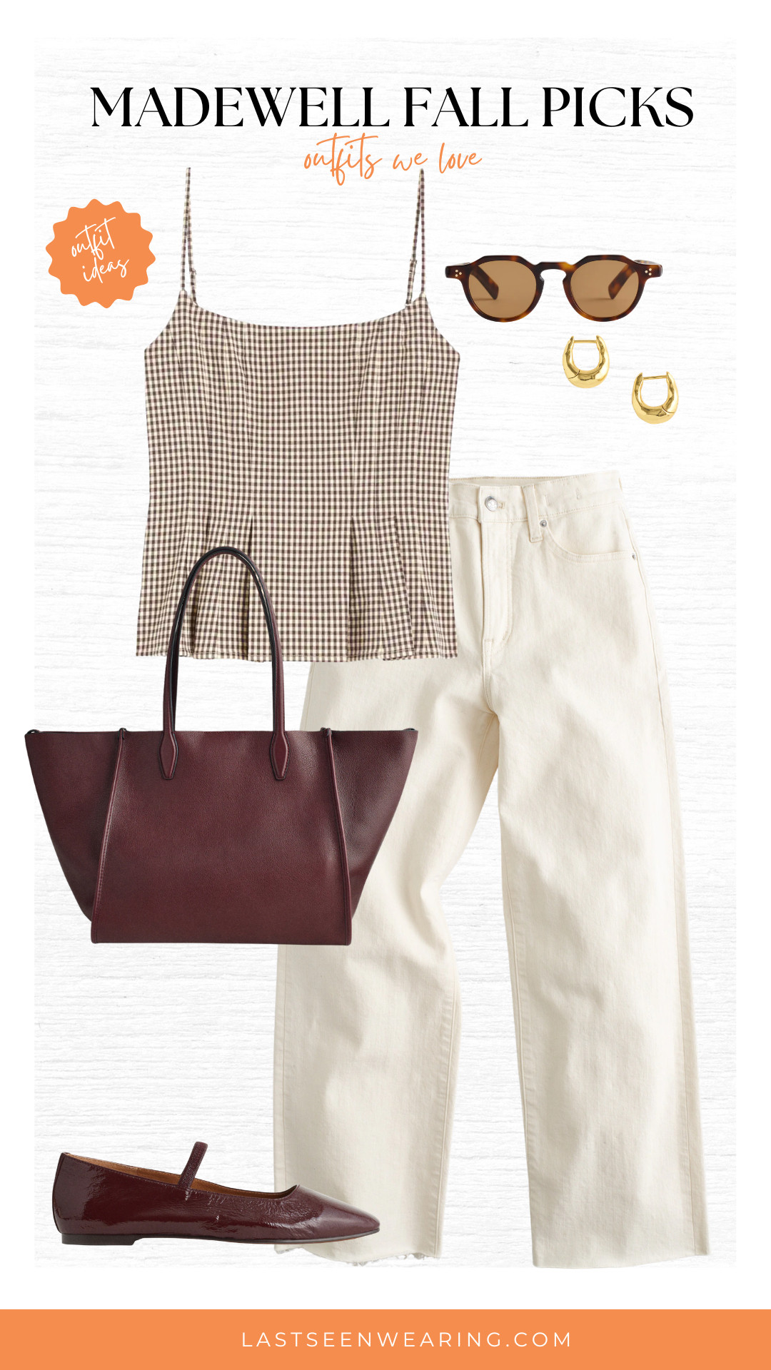 Some more cute finds from Madewell for fall! Love ecru jeans, gingham anything, and cherry accessories!  

 #LTKgrwm #LTKootd #LTKSeasonal