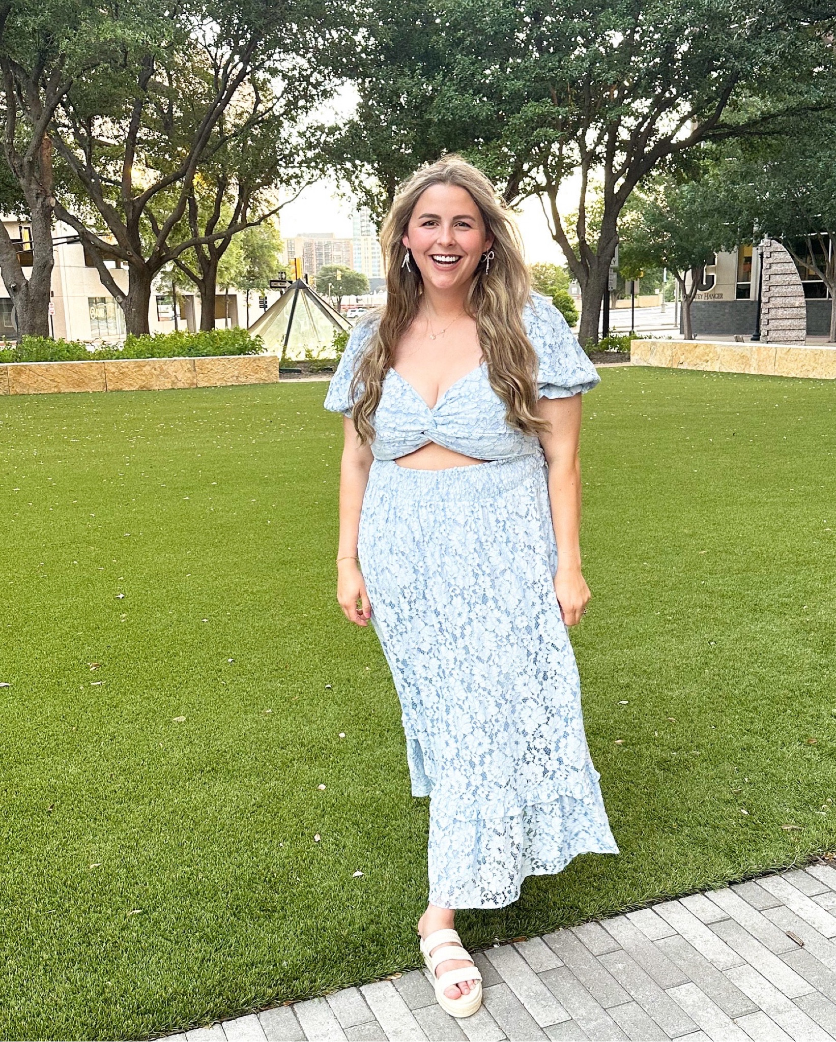 BuddyLove lace blue dress for my 30th 🎉 

#LTKMidsize