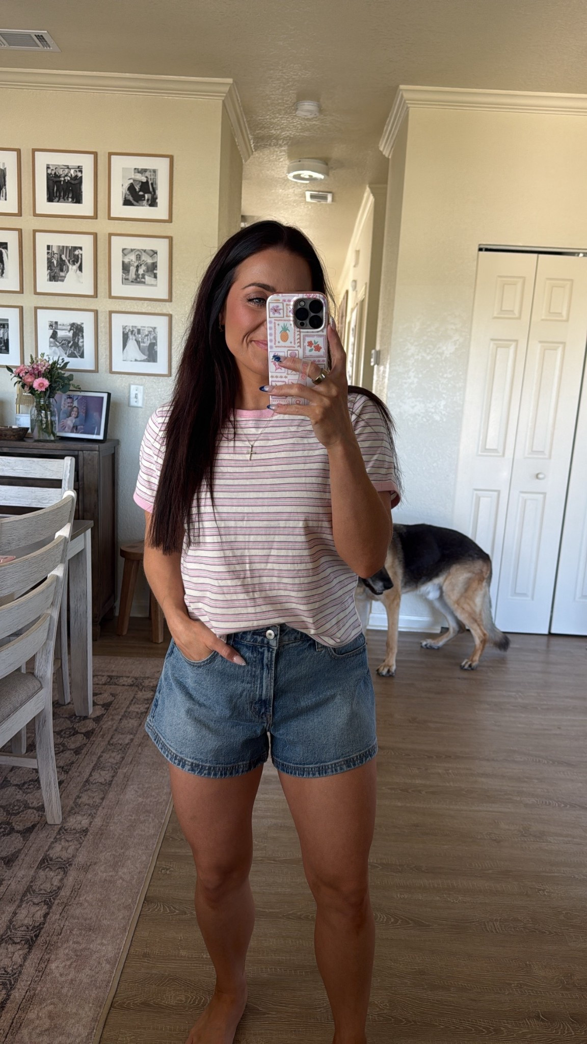 OOTD ✨ all from A&F! Just saw that they are doing 20% off orders of $125+ if you shop in the app! Code AF20

These shorts are my fav & this cute tee comes in multiple colors!  💖 

 

#LTKootd #LTKSeasonal #LTKSaleAlert