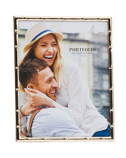 8x10 Bamboo Shaped Metal Tabletop Picture Frame | TJ Maxx