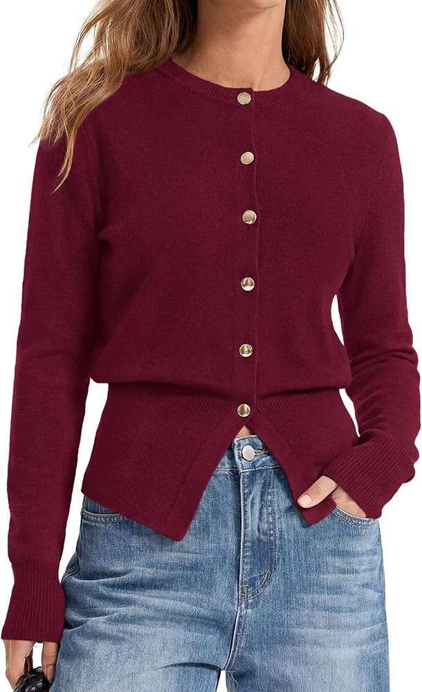 PRETTYGARDEN Womens Early Fall Fashion Knit Cardigan Sweaters | Amazon (US)
