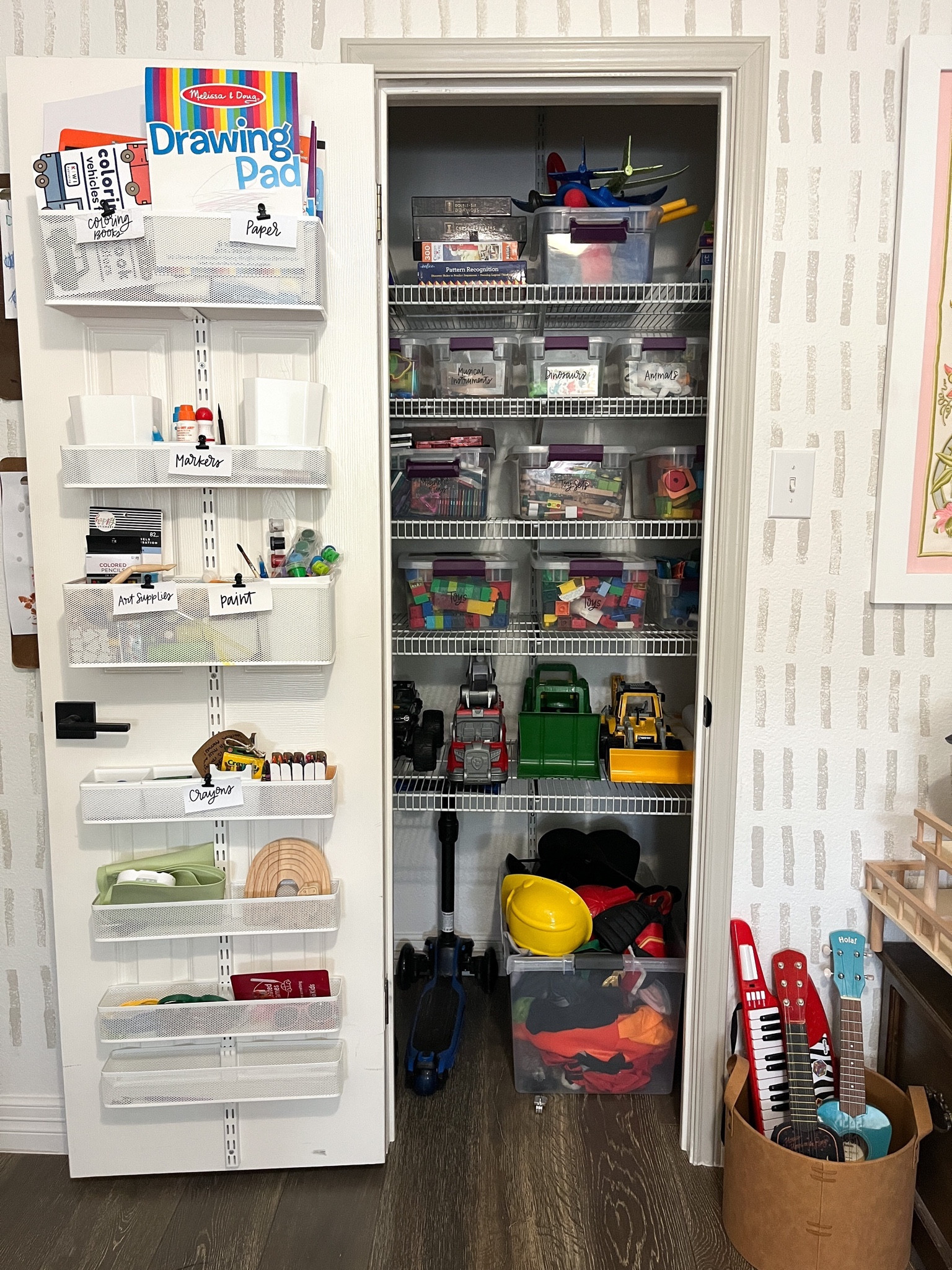 Playroom closet toy organization 

#LTKkids #LTKfamily #LTKhome